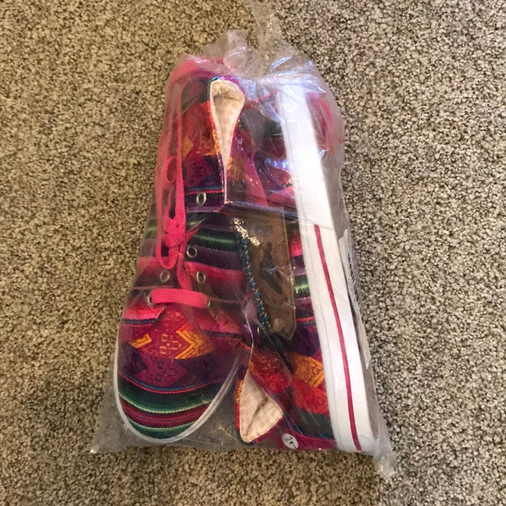 Inkkas pink/multi-colored high tops (new) - Picture 7 of 7